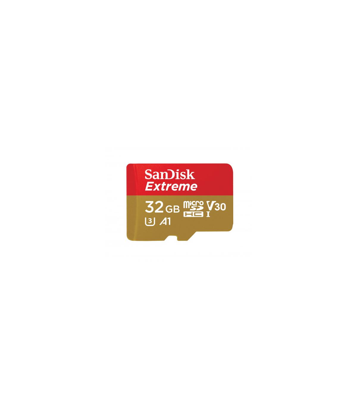Sandisk Extreme memoria flash 32 GB MicroSDHC Clase 10 UHS-I