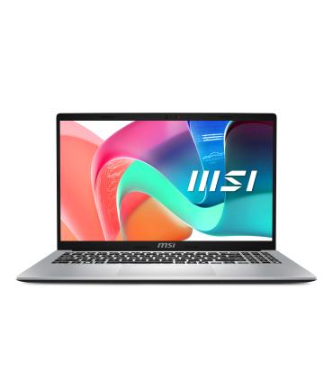 MSI Modern 15 F1MG-256XES Intel Core 5 120U Porttil 39,6 Cm (15.6") Full HD 16 GB DDR4-SDRAM 512 GB SSD Wi-Fi 6E (802.11ax) Fre