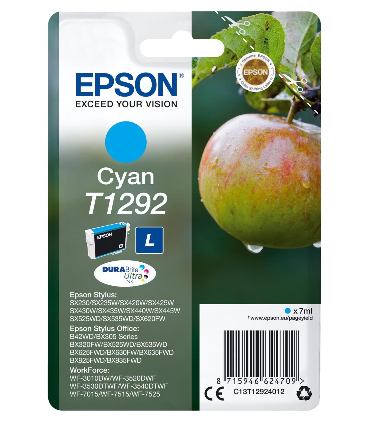 Epson Cartucho T1292 Cyan