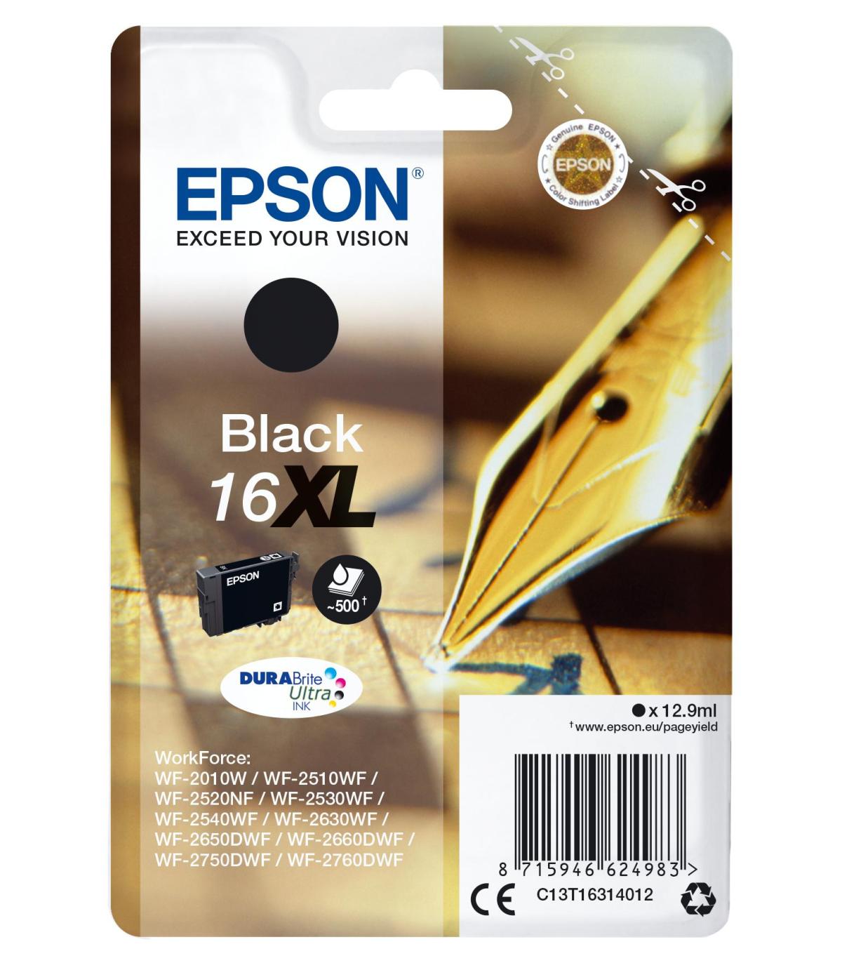 Epson Cartucho T1631XL Negro