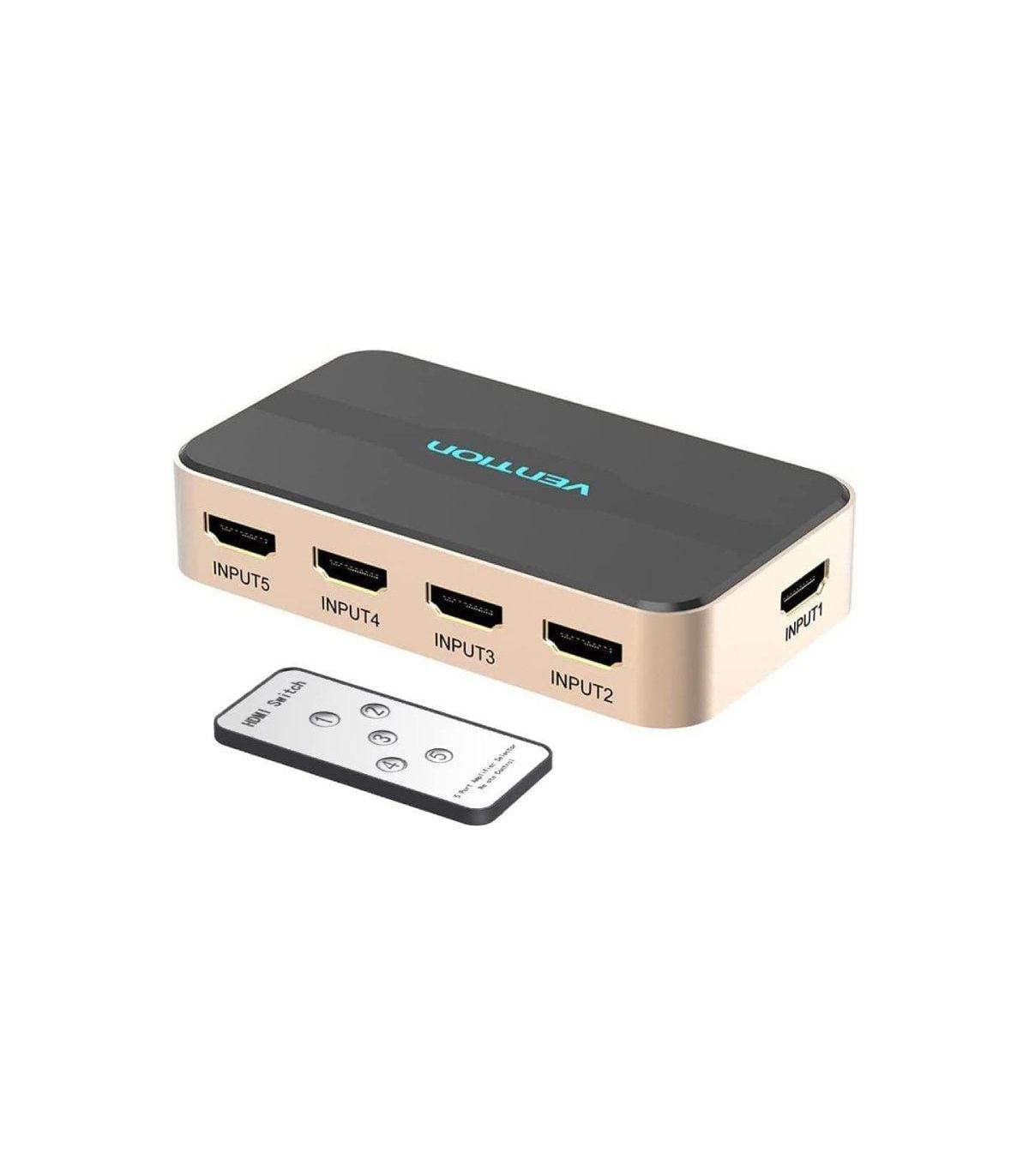 Duplicador HDMI Vention ACDG0/ 5x HDMI Hembra - HDMI Macho