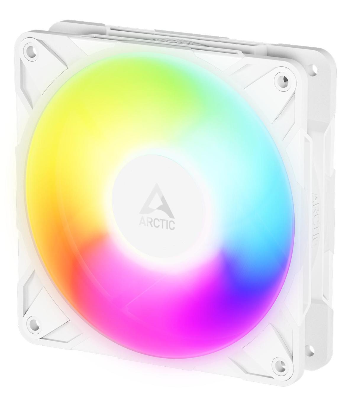 Ventilador Arctic P12 Pro Reverse A-RGB  12cm  Blanco