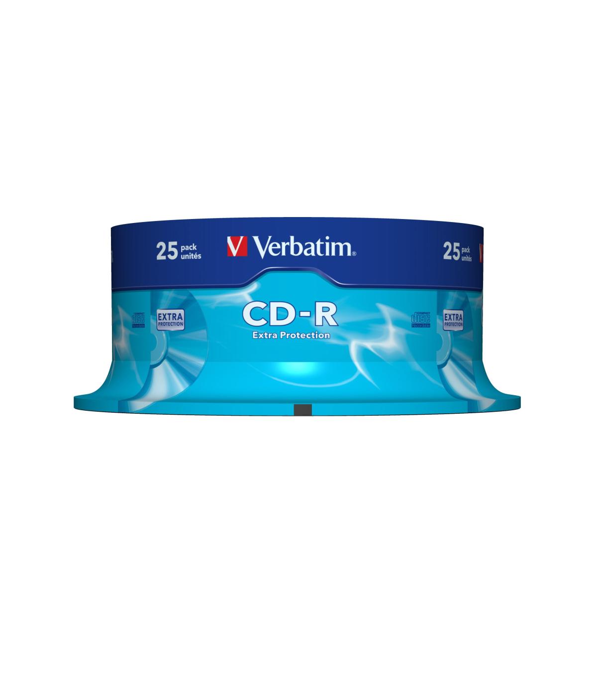 CD-R Verbatim Datalife 52X  Tarrina-25uds