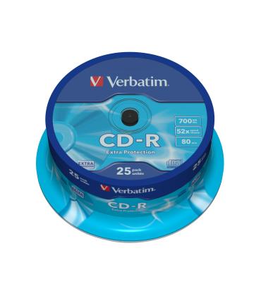 CD-R Verbatim Datalife 52X  Tarrina-25uds
