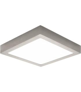 Downlight Iglux SUP-102418-NS/ Cuadrado/ 220x220x35mm/ Potencia 18W/ 1540 Lmenes/ 3000K/ Nquel