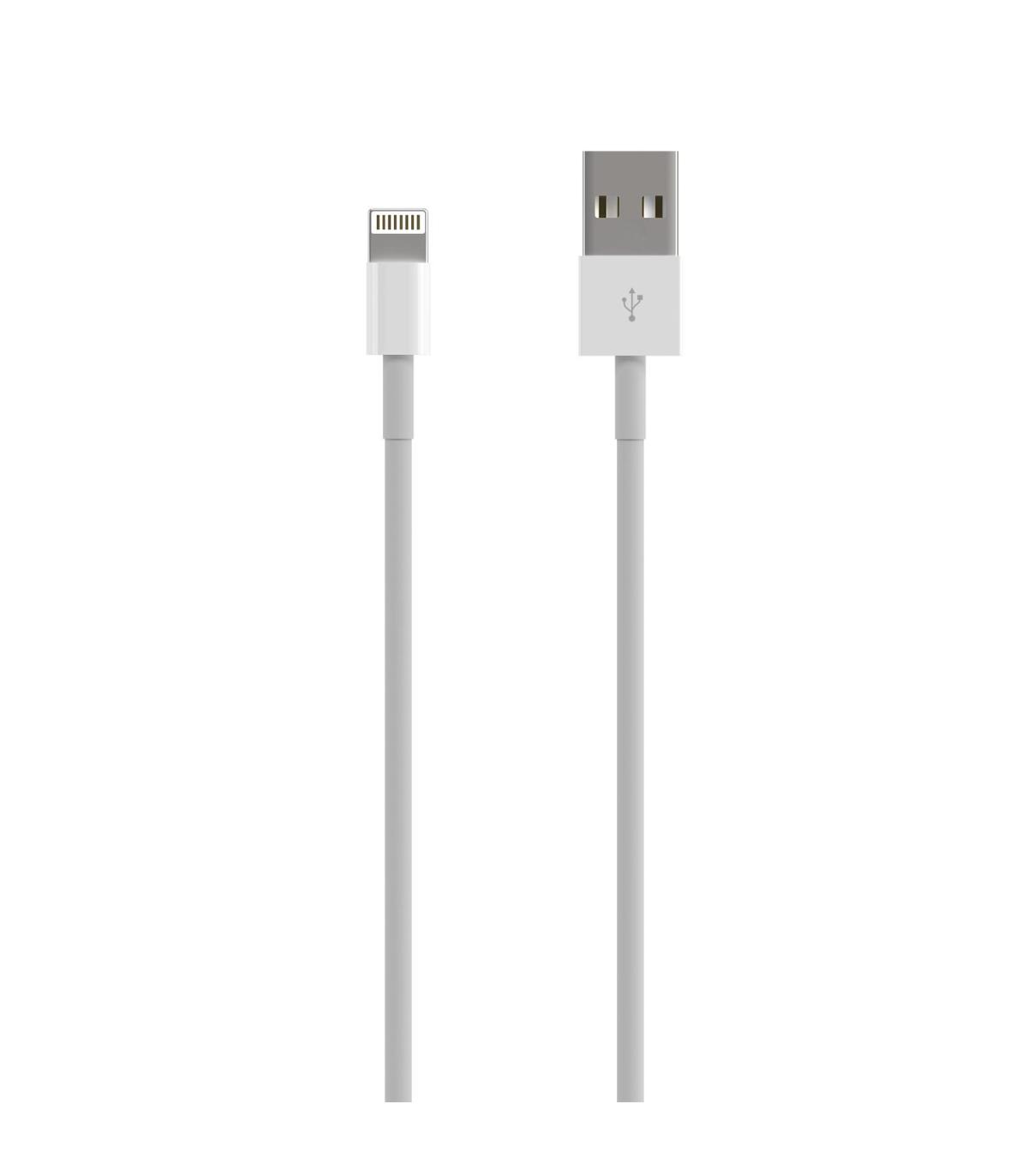CABLE LIGHTNING A USB 2.0 LIGHTNING-M-USB A-M BLANCO 0.5M AISENS A102-0542