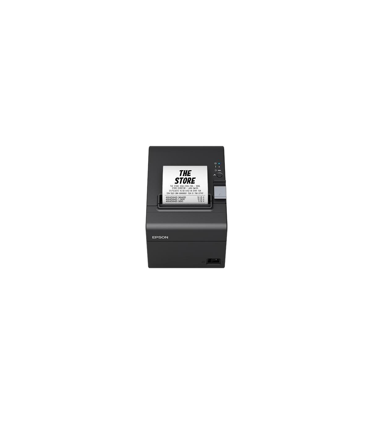 Impresora De Tickets Epson TM-T20III  Trmica  Ancho Papel 80mm  USB-RS232  Negra