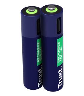 Pack De 2 Pilas AAA Trust 25585  Recargables