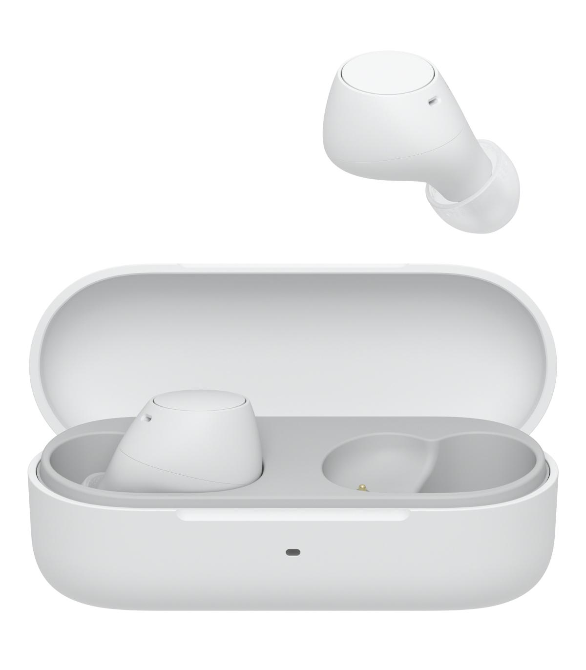 Auriculares Bluetooth Sony WF-C510 Con Estuche De Carga  Autonoma 5h  Blancos