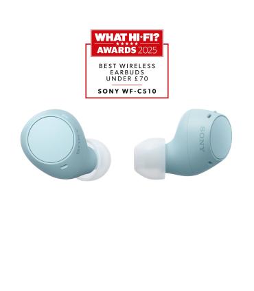 Auriculares Bluetooth Sony WF-C510 Con Estuche De Carga  Autonoma 5h  Azules
