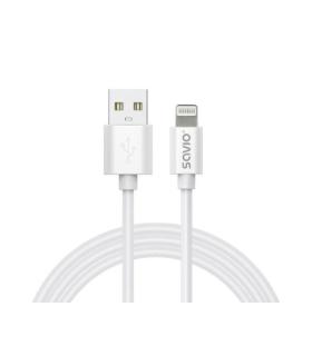 CABLE USB-A-LIGHTNING SAVIO CL-192