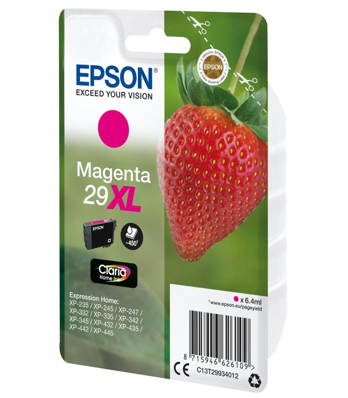 CARTUCHO MAGENTA EPSON 29XL