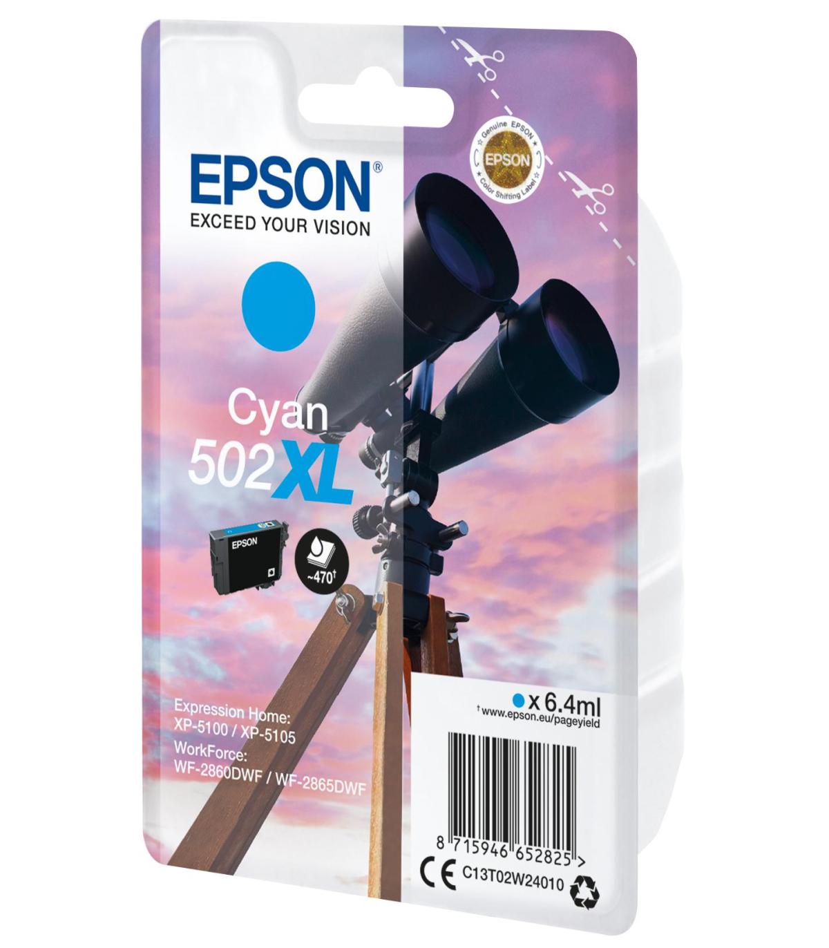 CARTUCHO CIAN EPSON 502XL