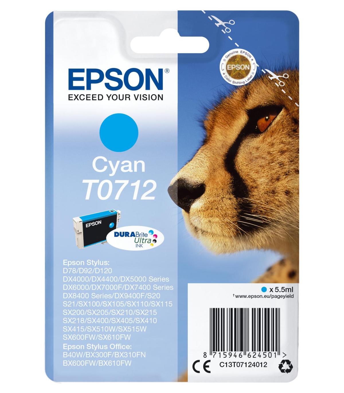 CARTUCHO CIAN EPSON T0712