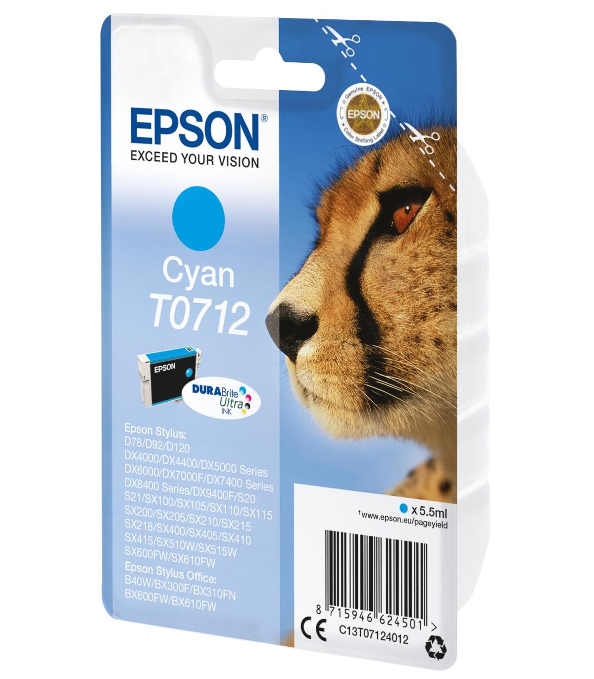 CARTUCHO CIAN EPSON T0712