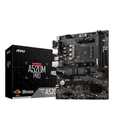 MSI Placa Base A520M PRO MATX AM4
