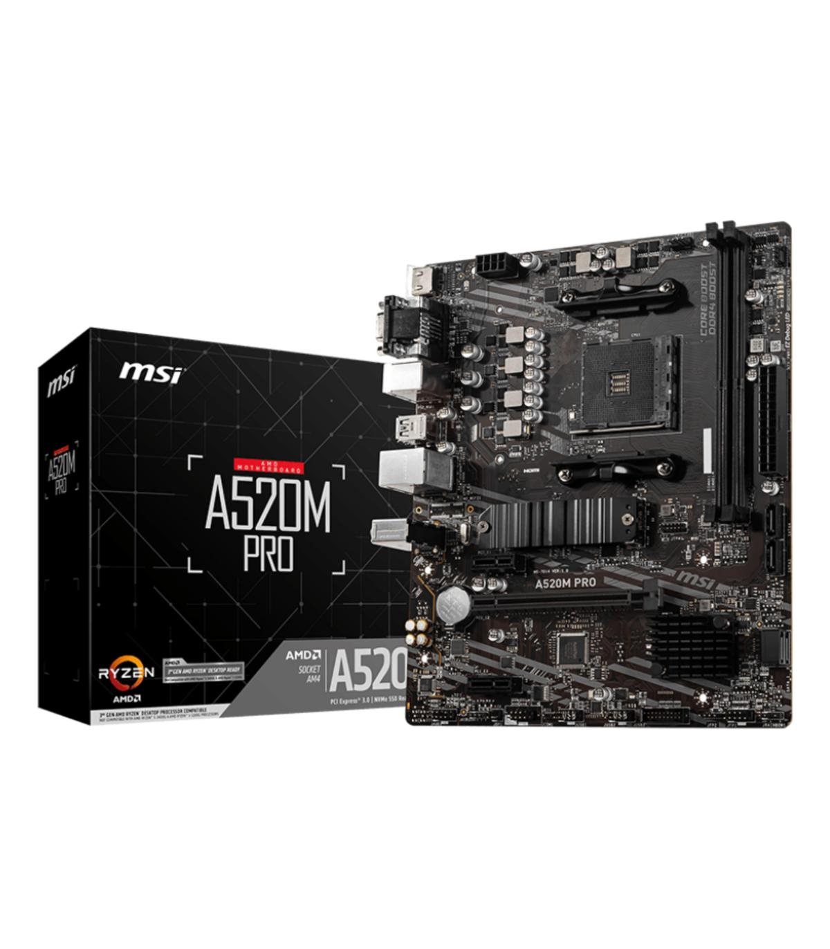MSI Placa Base A520M PRO MATX AM4