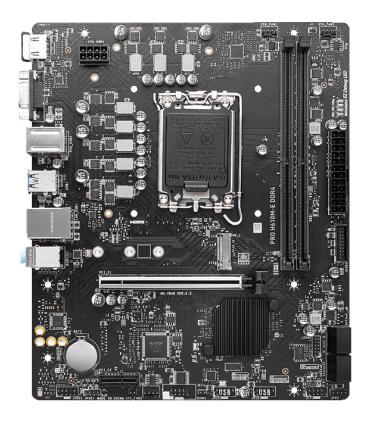 MSI Placa Base PRO H610M-E DDR4 MATX 1700