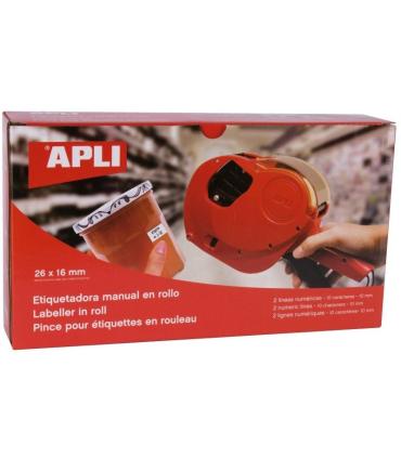 Etiquetadora Apli 101419 para Rollo de 26 x 16mm