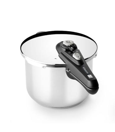 Olla a Presin Bra Vitesse A185104/ 24cm/ 9L/ Acero Inoxidable/ Apta para Induccin