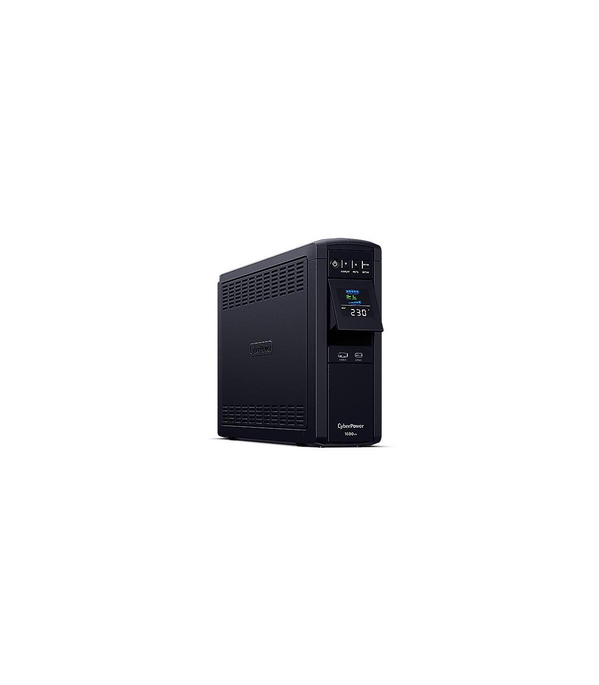 SAI Lnea Interactiva Cyberpower CP1600EPFCLCD  1600VA-1000W  6 Salidas  Formato Torre