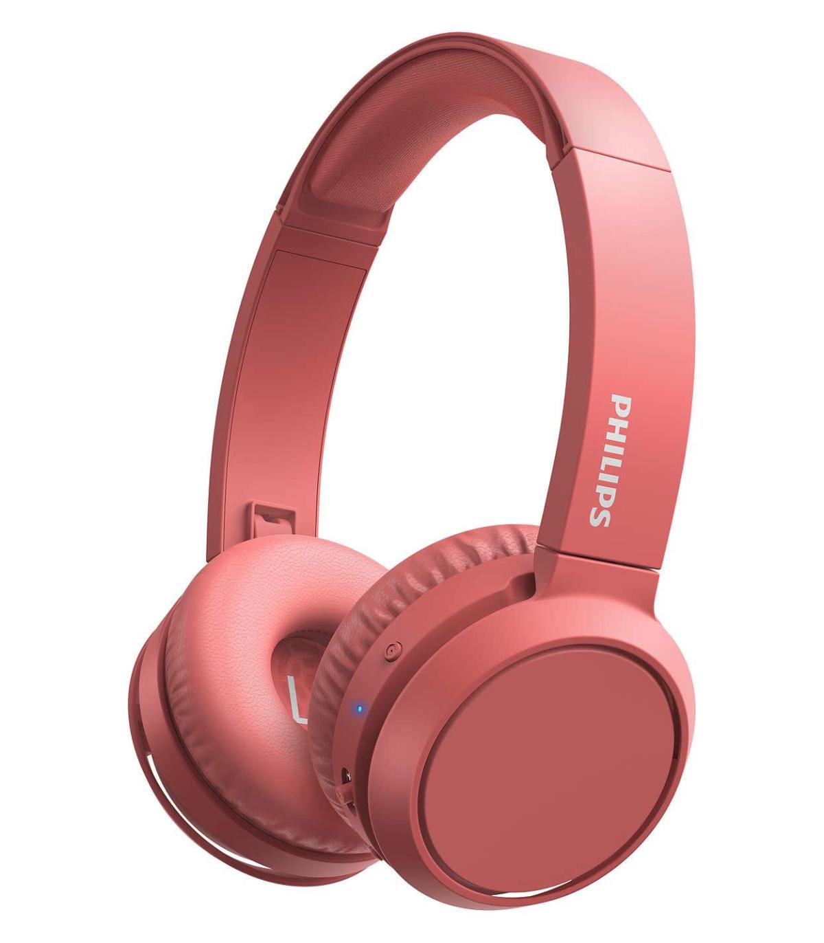 Auriculares Inalmbricos Philips TAH4205  Con Micrfono  Bluetooth  Rojos