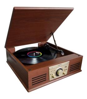 Tocadiscos Sunstech PXR32/ Bluetooth/ Radio FM/ Conversor a MP3