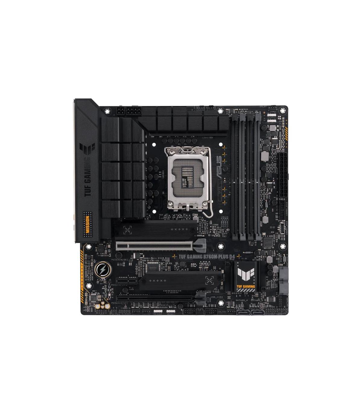 Placa Base Asus TUF GAMING B760M-PLUS D4  Socket 1700  DDR4  PCIe 5.0  Micro ATX