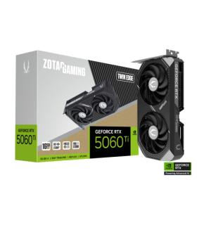 VGA ZOTAC RTX 5060 TI 16GB TWIN EDGE,NV,RTX5060TI,16GB,GDDR7,128BIT,1HDMI+3DP,2 VENTILADORES (ZT-B50620E-10M)