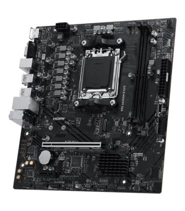 PLACA MSI PRO A620AM-B EVO,AMD,AM5,A520,2DDR5,128GB,VGA+HDMI,2.5GBLAN,2SATA3+1XM.2,6USB3.2,MATX