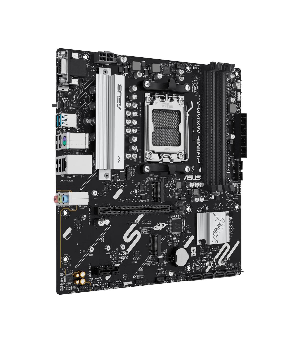 Placa Base Asus A620AM-A-CSM Socket AM5  DDR5  PCIe 4.0  Micro ATX