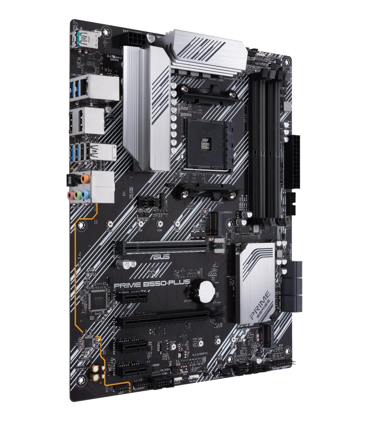 Placa Base Asus Prime B550-PLUS Socket AM4  DDR4  PCIe 4.0