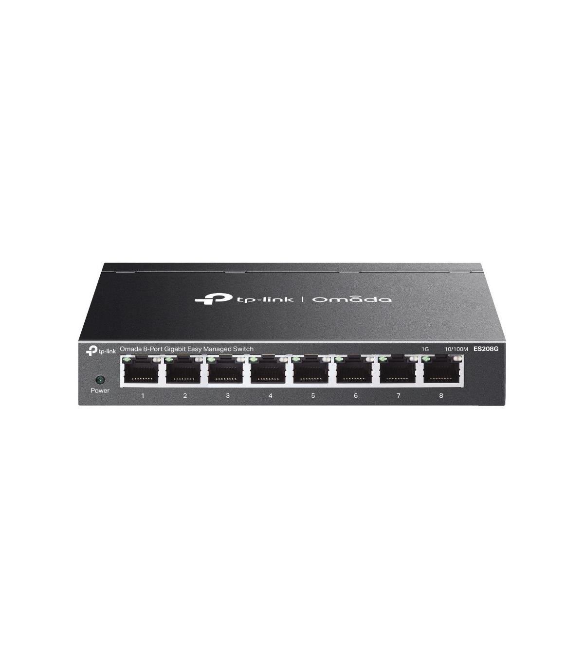 SWITCH OMADA ES208G 8-PORT 6-PORT POE+ AND 2-PORT POE++