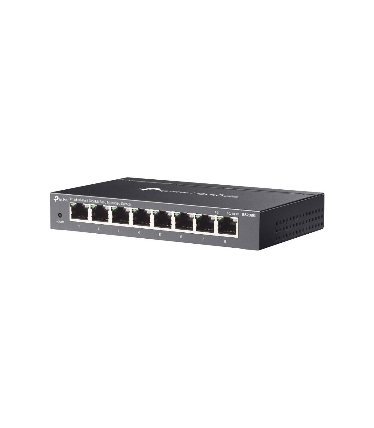 SWITCH OMADA ES208G 8-PORT 6-PORT POE+ AND 2-PORT POE++