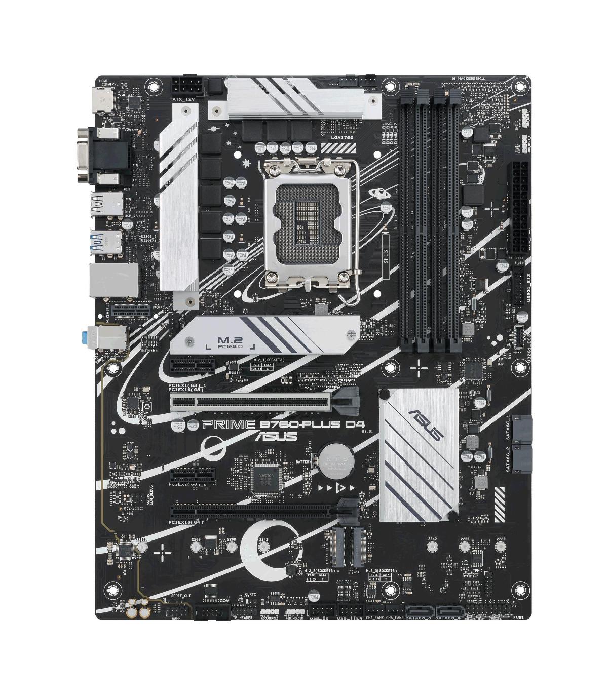 Placa Base Asus Prime B760-PLUS D4 Socket 1700  DDR4  PCIe 5.0