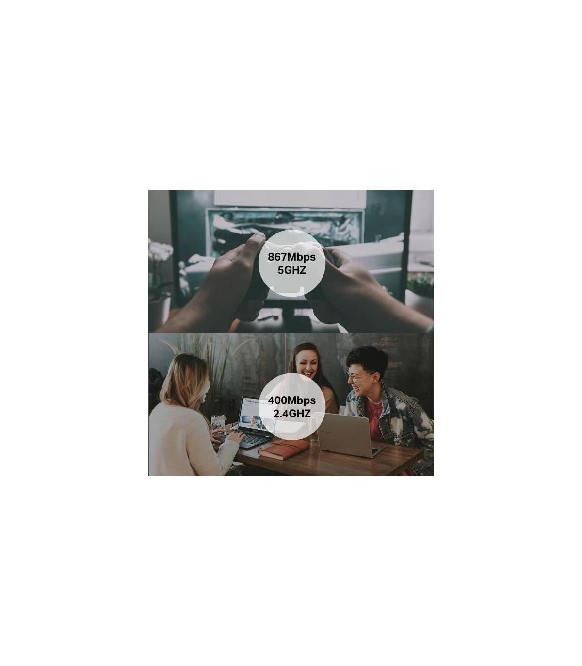 MINI ADAPTADOR USB INLMBRIXO TP-LINK MU-MIMO AC1300