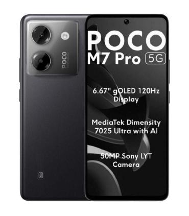 Smartphone Xiaomi POCO M7 Pro 8GB/ 256GB/ 6.67\'/ 5G/ Negro