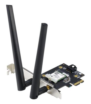 Tarjeta De Red Inalmbrica-PCI Express Asus PCE-AX1800  1800Mbps  2.4 5GHz