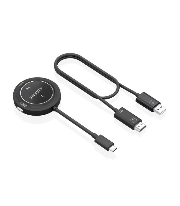 Adaptador Transmisor De Vdeo Inalmbrico USB Tipo-C - HDMI Aisens ASWL-H2KC30M004-BK  100W