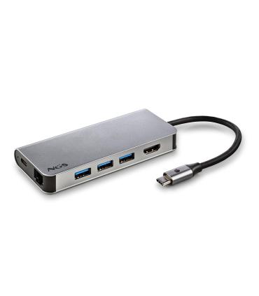 HUB USB NGS 8 PUERTOS USB-C  CON ADAPTADOR DE CORRIENTE WONDERDOCK8