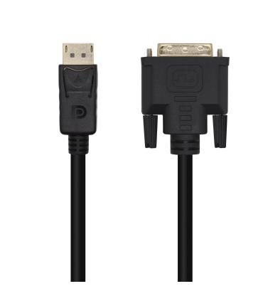 Cable Conversor Aisens A125-0463  DisplayPort Macho - DVI Macho  Hasta 5W  2300Mbps  3m  Negro