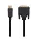 Cable Conversor Aisens A125-0463  DisplayPort Macho - DVI Macho  Hasta 5W  2300Mbps  3m  Negro