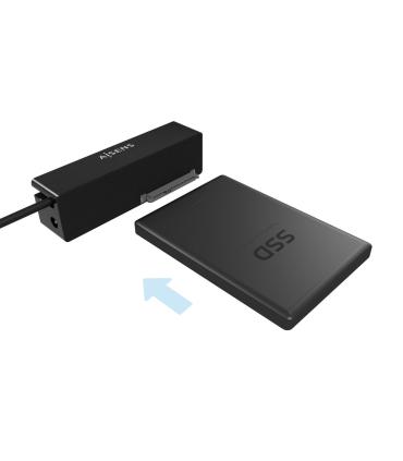 ADAPTADOR AISENS SATA A USB-C USB 3.0 3.1 GEN1  2.5" 3.5" NEGRO