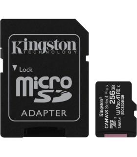 KINGSTON 256GB MICSDXC CANVAS SELECT PLUS 100R A1 C10 CARD+ADP