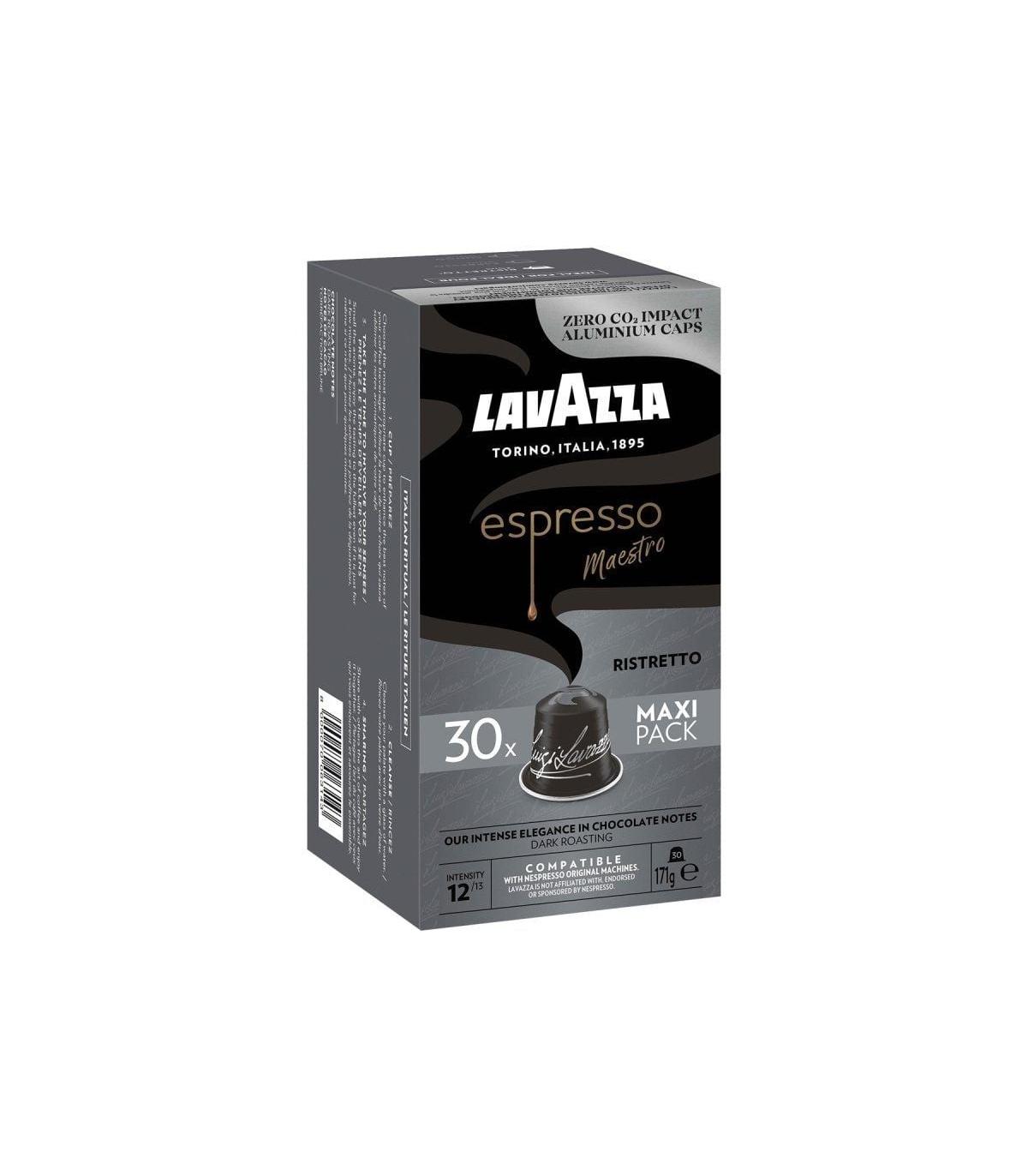 Cpsula Lavazza Espresso Maestro Ristretto para cafeteras Nespresso/ Caja de 30