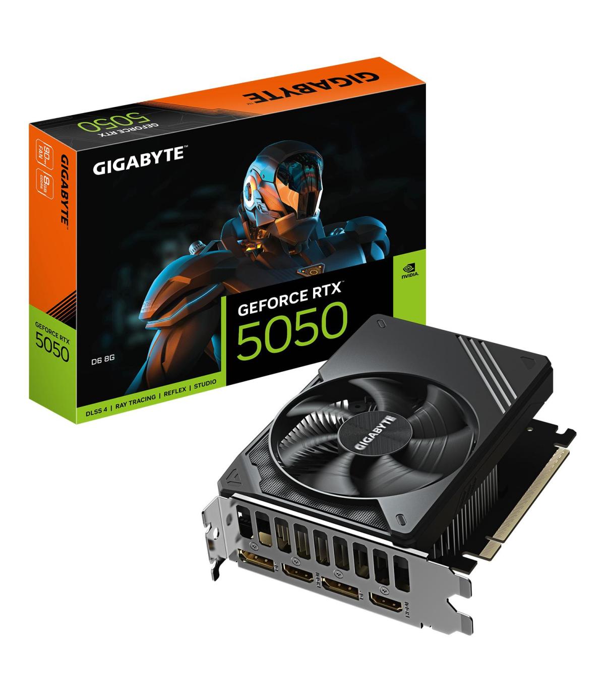 Tarjeta Grfica Gigabyte GeForce RTX 5050 D6 8G  8GB GDDR6