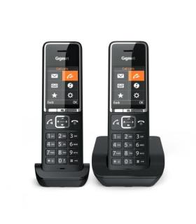 Gigaset COMFORT 550 duo Telfono analgico Identificador de llamadas Negro