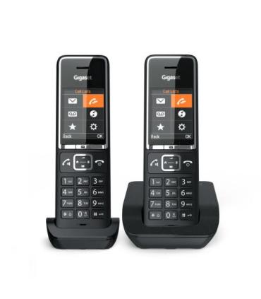 Gigaset COMFORT 550 duo Telfono analgico Identificador de llamadas Negro