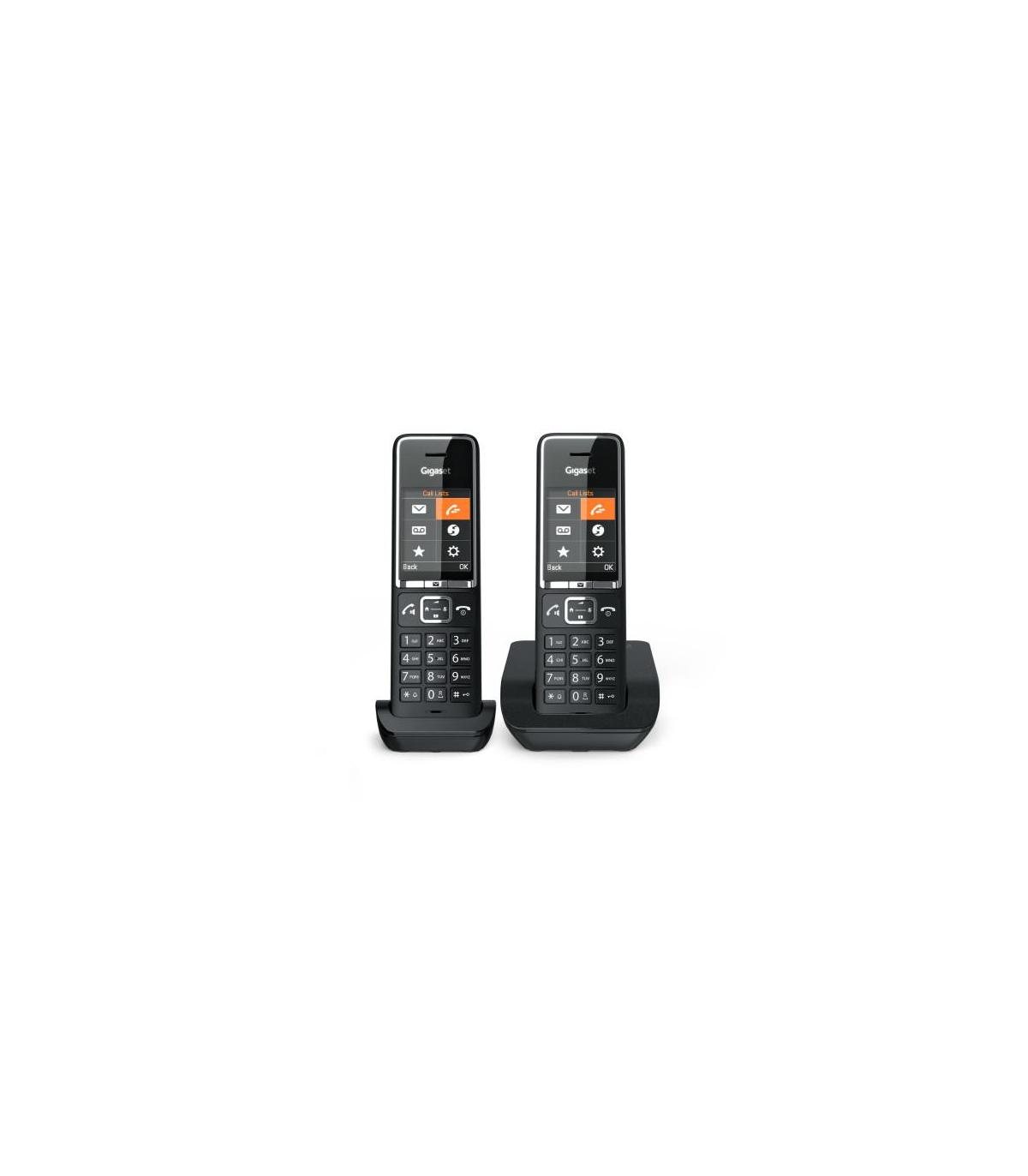 Gigaset COMFORT 550 duo Telfono analgico Identificador de llamadas Negro
