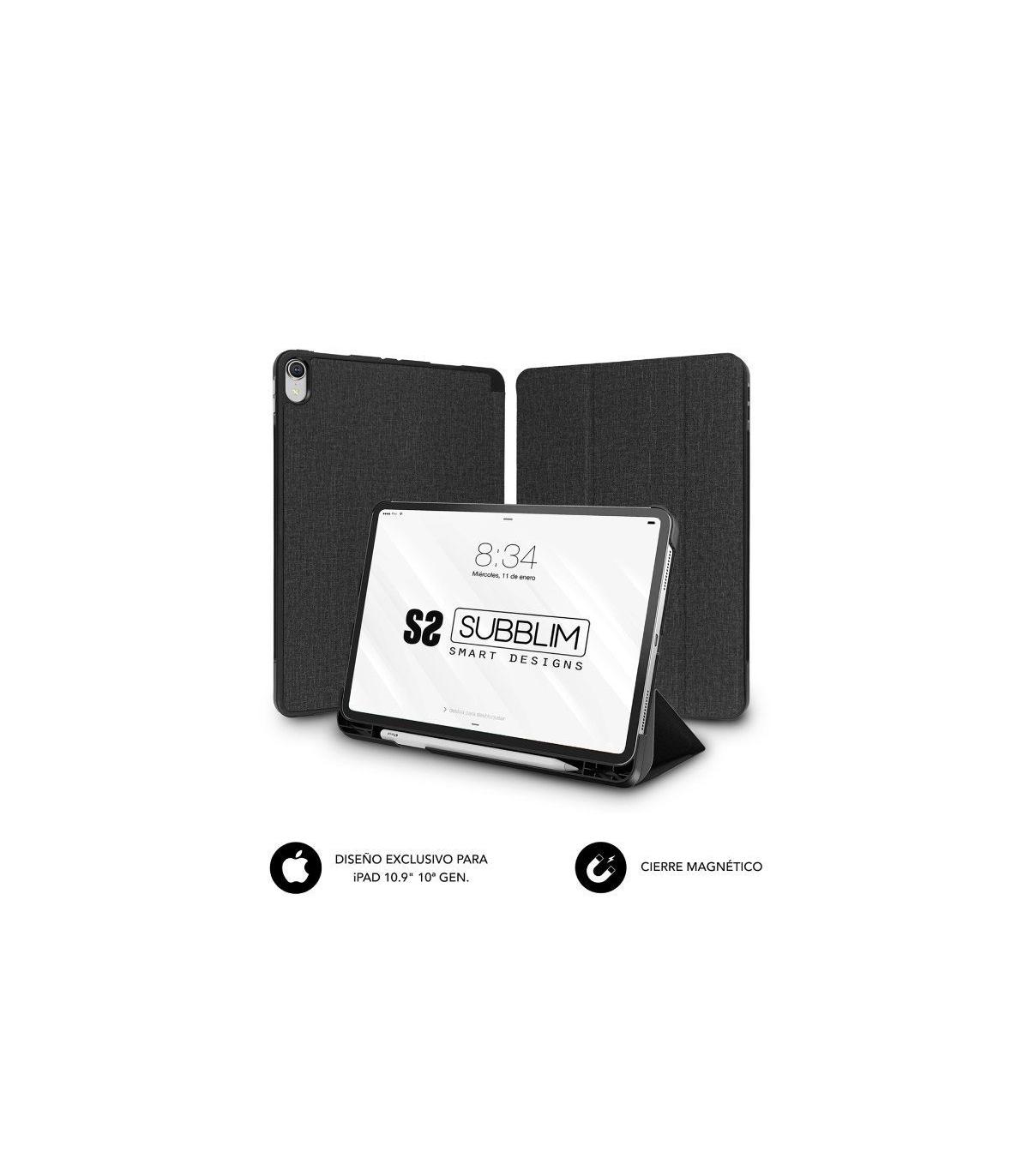 Funda Subblim Shock Case SUBCST-5SC316 para iPad 10 Generacin de 10.9\'/ Negra